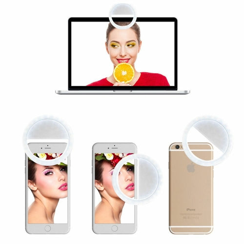 Clip-On Selfie Ring Light for Phones
