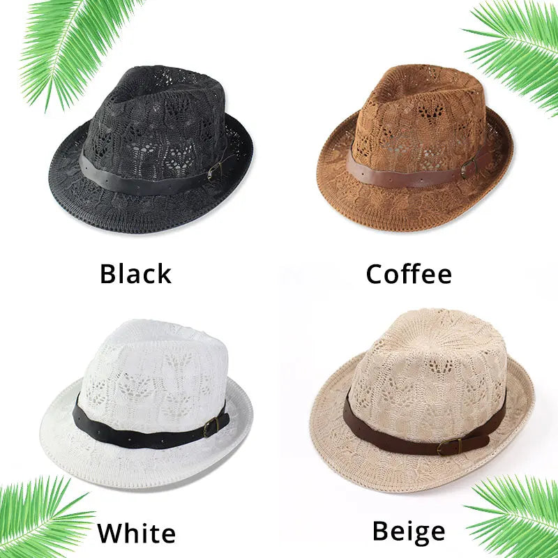 Women's Knitted Fedora Hat