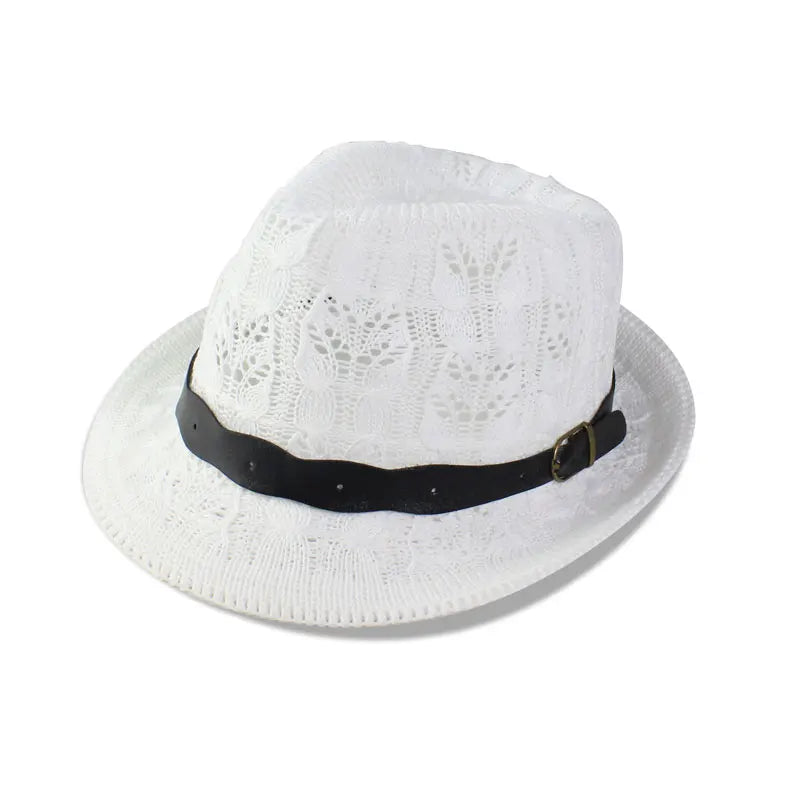 Women's Knitted Fedora Hat