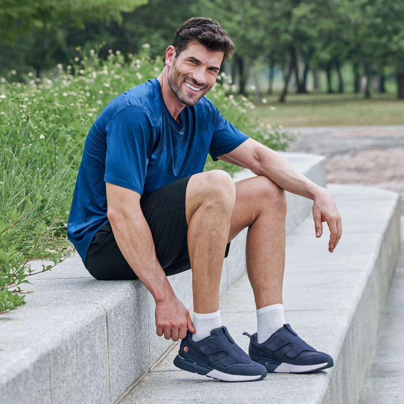 Men's Wide Fit Diabetic Slip-On Sneakers
