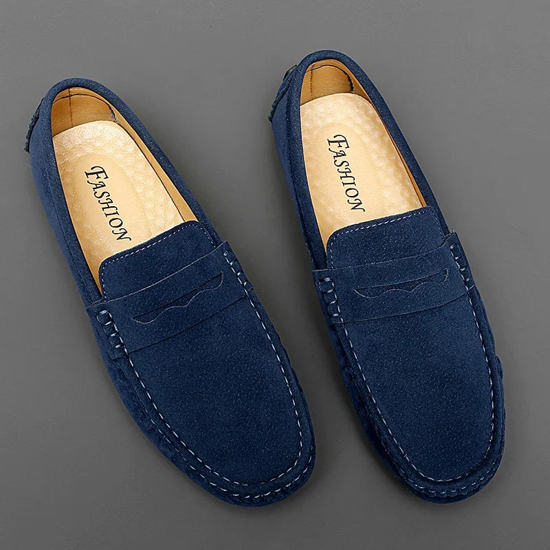 Men's Suede Leather Loafers