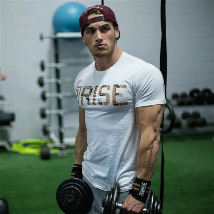 Men's Casual Gym Workout T-Shirt