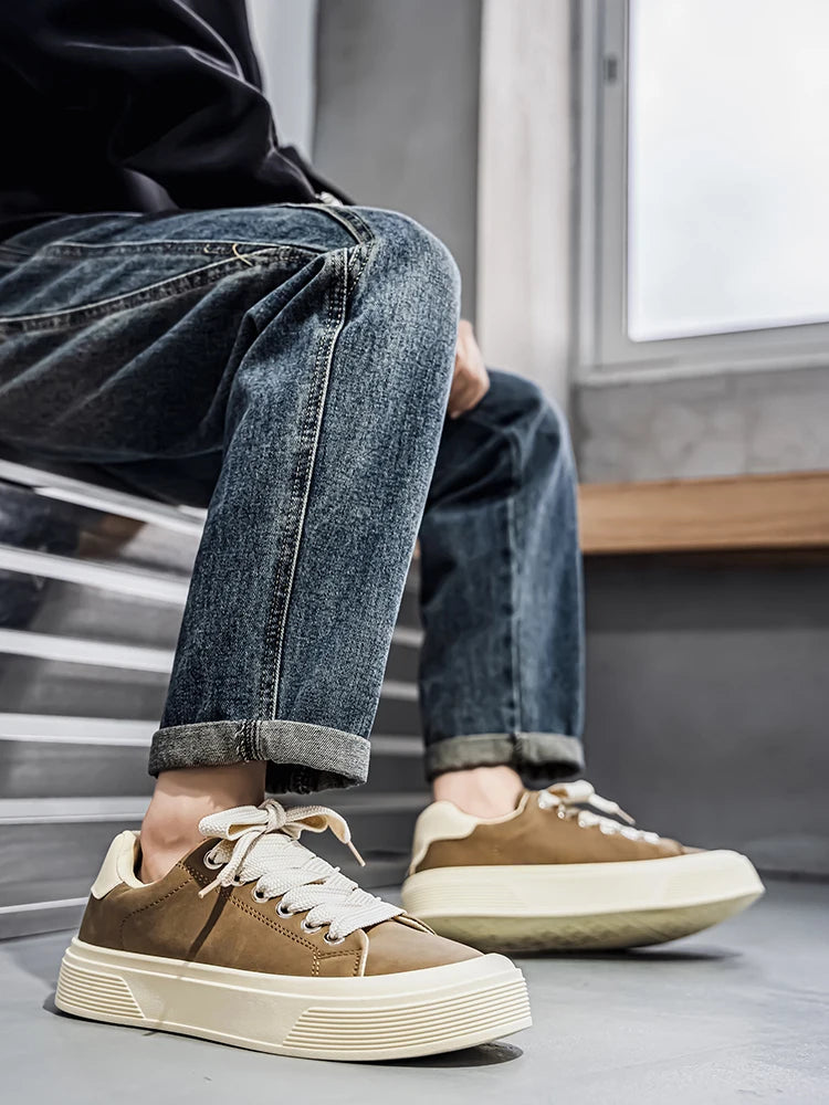 Fashion Men Casual Sports Shoes Platform Shoes