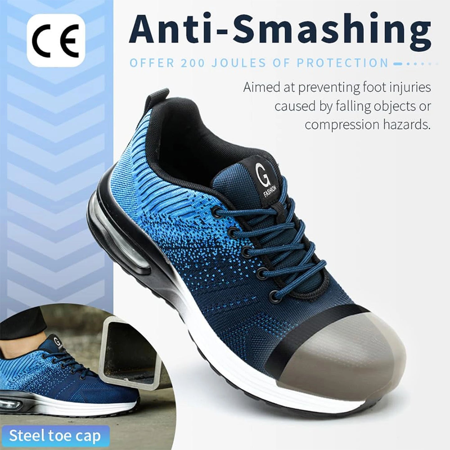 Steel Toe Safety Work Shoes