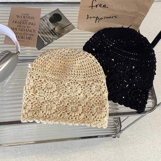 Women's Knitted Retro Pile Hat