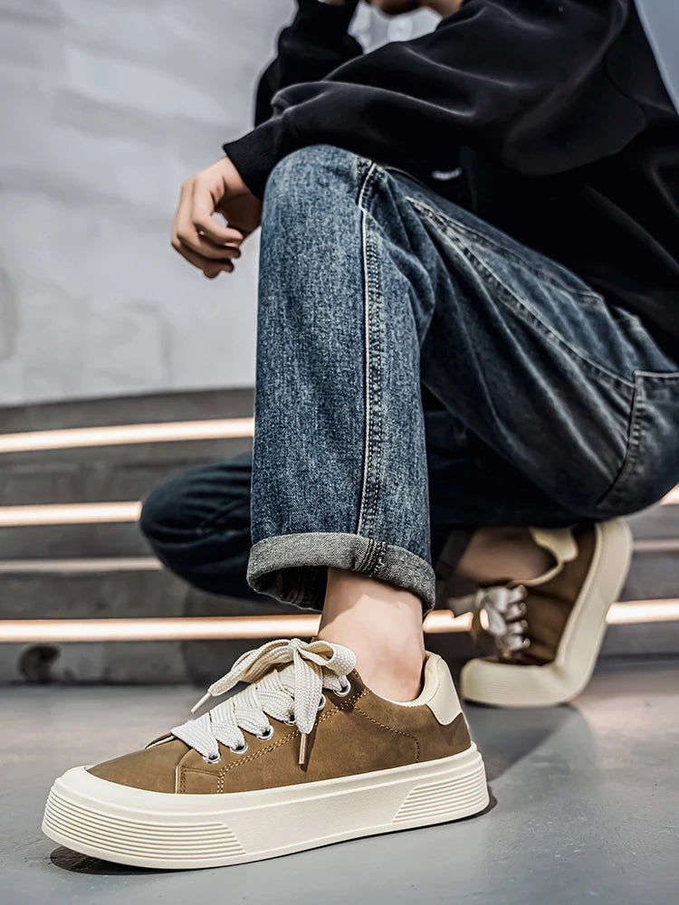 Fashion Men Casual Sports Shoes Platform Shoes