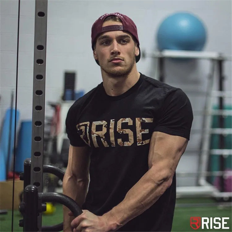 Men's Casual Gym Workout T-Shirt