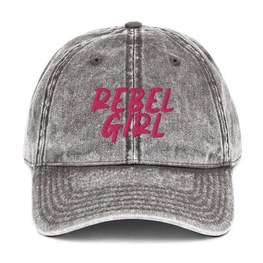 REBEL GIRL Vintage Cotton Twill Cap